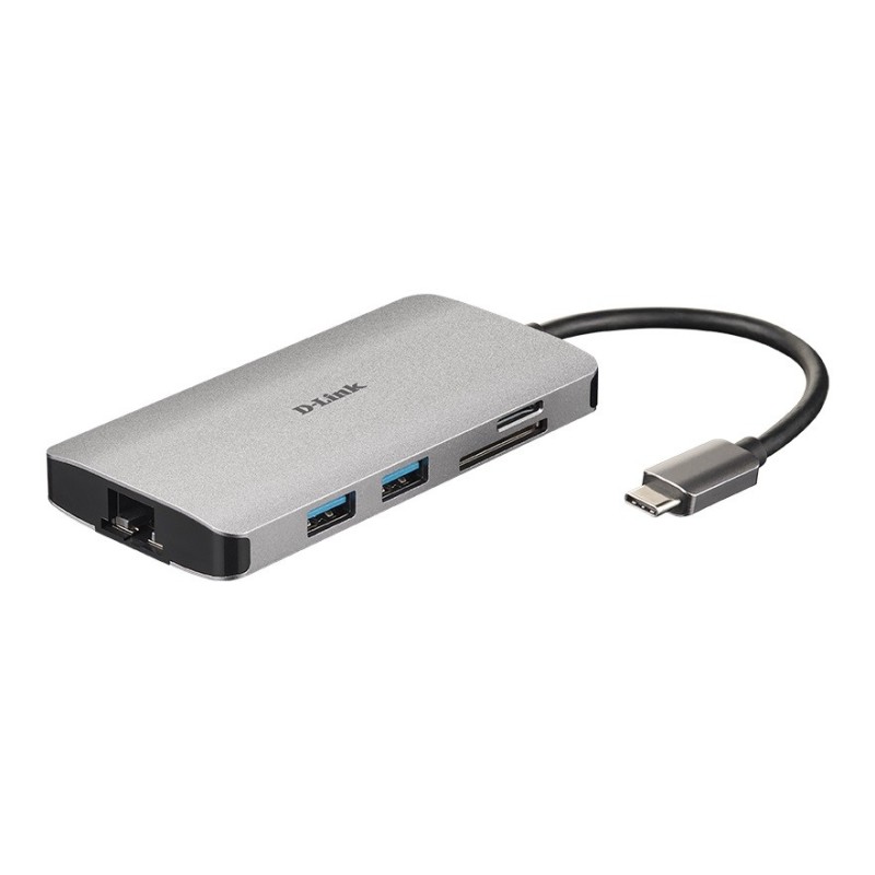 D-Link DUB-M810 HUB USB-C USB 3.0 HDMI SD/mSD | PartsPC.pl