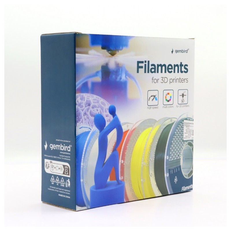 Filament PETG High Speed, 1,75 mm, 1 kg, czarny | PartsPC.pl