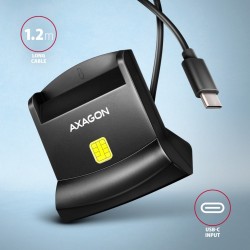 Czytnik smart kart identyfikacyjnych USB-C CRE-SM4NC | PartsPC.pl
