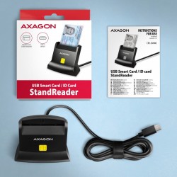 Czytnik smart kart identyfikacyjnych USB-C CRE-SM4NC | PartsPC.pl