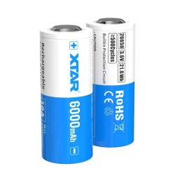 Akumulator 26650 3,6V Li-ion 6000 mAh z zabezpieczeniem