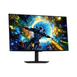 Samsung Monitor 32 cale Odyssey G73SH OLED 3840x2160 UHD 16:9 2xHDMI 1xDP 0,03ms 330/165Hz płaski 3Yd2d (LS32HG730SUXEN)