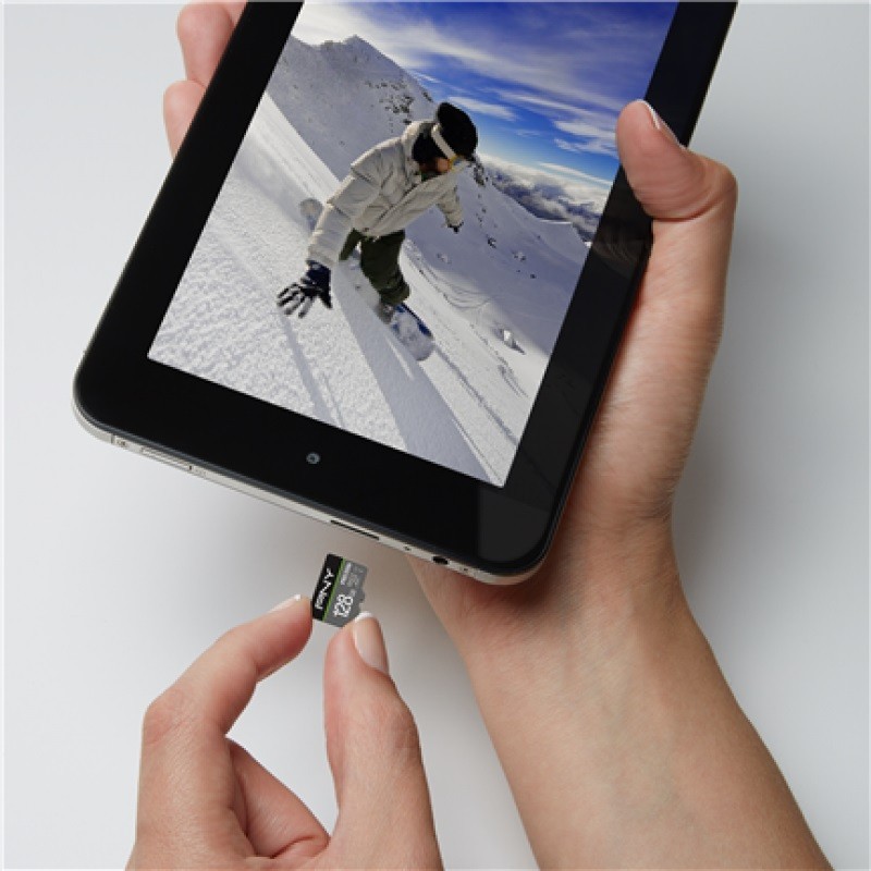 Karta pamięci microSDXC 128GB P-SDU128V31100PRO-GE | PartsPC.pl