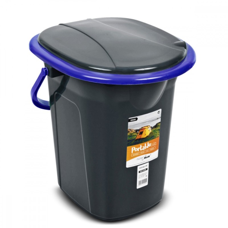 Toaleta turystyczna GB320BB czarno-granatowa | PartsPC.pl