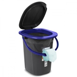 Toaleta turystyczna GB320BB czarno-granatowa | PartsPC.pl