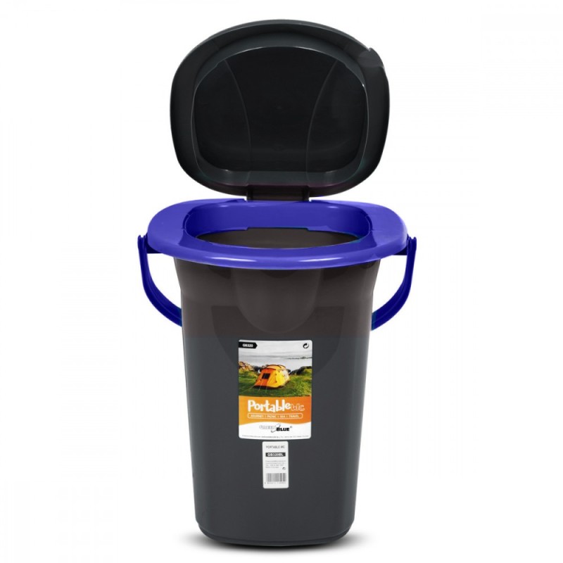 Toaleta turystyczna GB320BB czarno-granatowa | PartsPC.pl