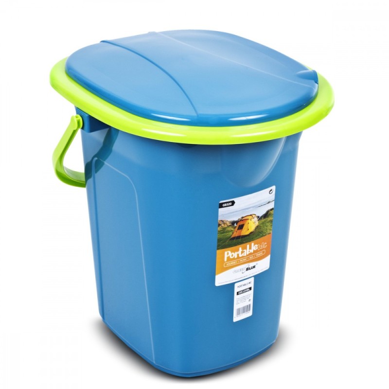 Toaleta turystyczna GB320BL morski-limonka | PartsPC.pl