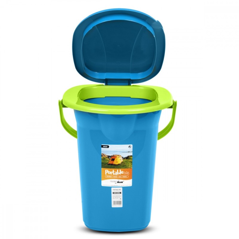 Toaleta turystyczna GB320BL morski-limonka | PartsPC.pl