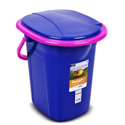 Toaleta turystyczna GB320BR granatowo-różowa | PartsPC.pl