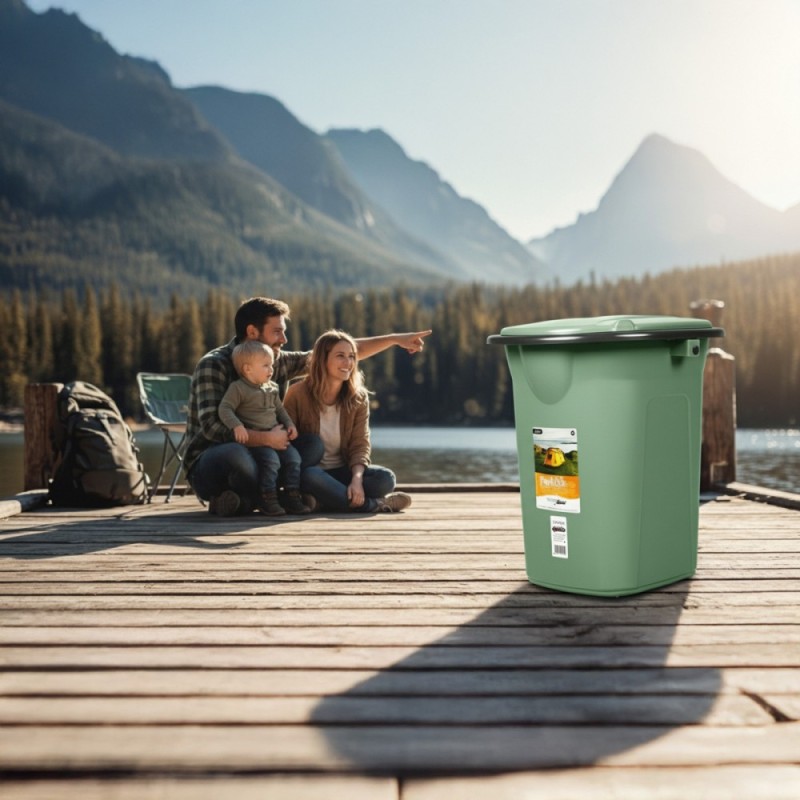 Toaleta turystyczna GB320GG Zielono-szara | PartsPC.pl