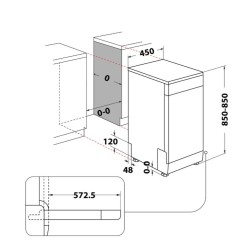 Zmywarka WSFO3O34PFX | PartsPC.pl