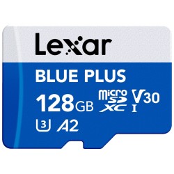 Karta pamięci microSD 128GB C10 A2 U3 V30 170MB/s Blue Plus | PartsPC.pl