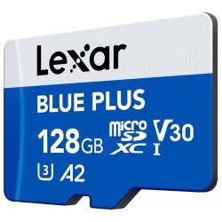 Karta pamięci microSD 128GB C10 A2 U3 V30 170MB/s Blue Plus | PartsPC.pl