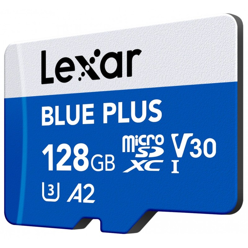 Karta pamięci microSD 128GB C10 A2 U3 V30 170MB/s Blue Plus | PartsPC.pl