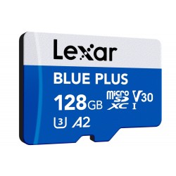 Karta pamięci microSD 128GB C10 A2 U3 V30 170MB/s Blue Plus | PartsPC.pl