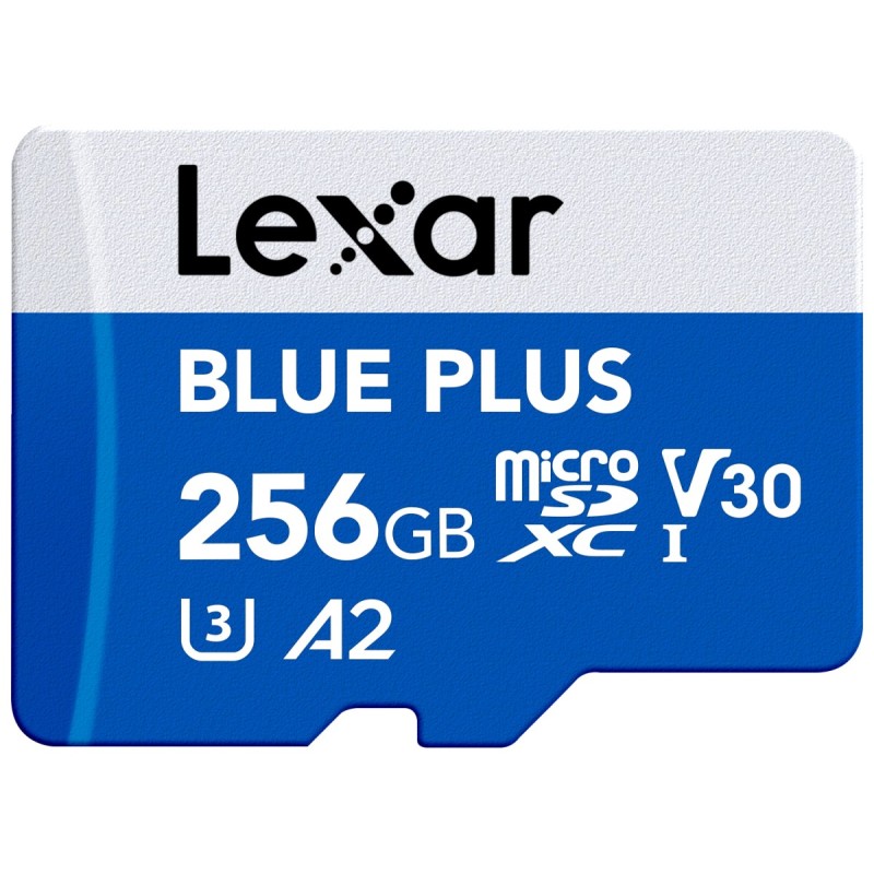 Karta pamięci microSD 256GB C10 A2 U3 V30 170MB/s Blue Plus | PartsPC.pl