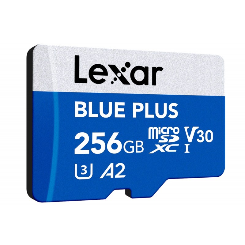 Karta pamięci microSD 256GB C10 A2 U3 V30 170MB/s Blue Plus | PartsPC.pl