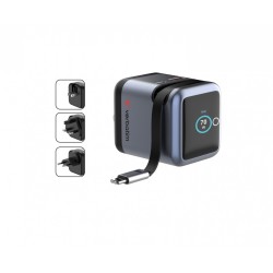 Ładowarka Smart Mini GaN 70W wysuwany kabel USB-C EU, UK, US… | PartsPC.pl