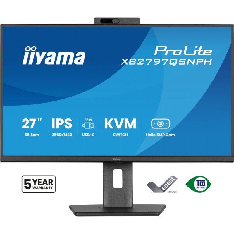 Monitor 27 cali Prolite XB2797QSNPH-B1,IPS,QHD,CAM,MIC,HDMI,… | PartsPC.pl