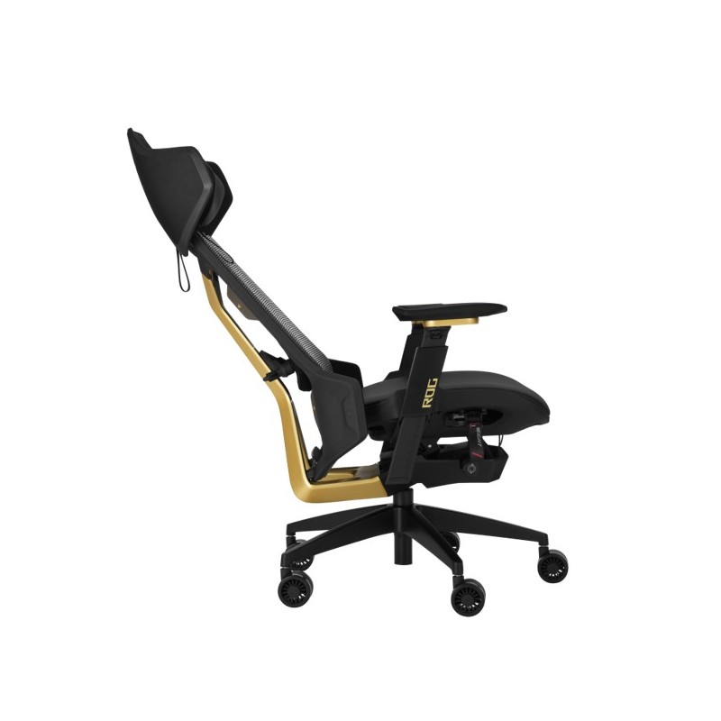 Fotel gamingowy ROG Destrier Edition 20 Czarny/Złoty | PartsPC.pl