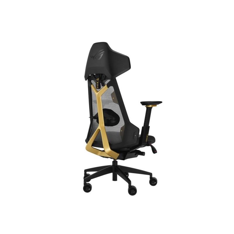 Fotel gamingowy ROG Destrier Edition 20 Czarny/Złoty | PartsPC.pl