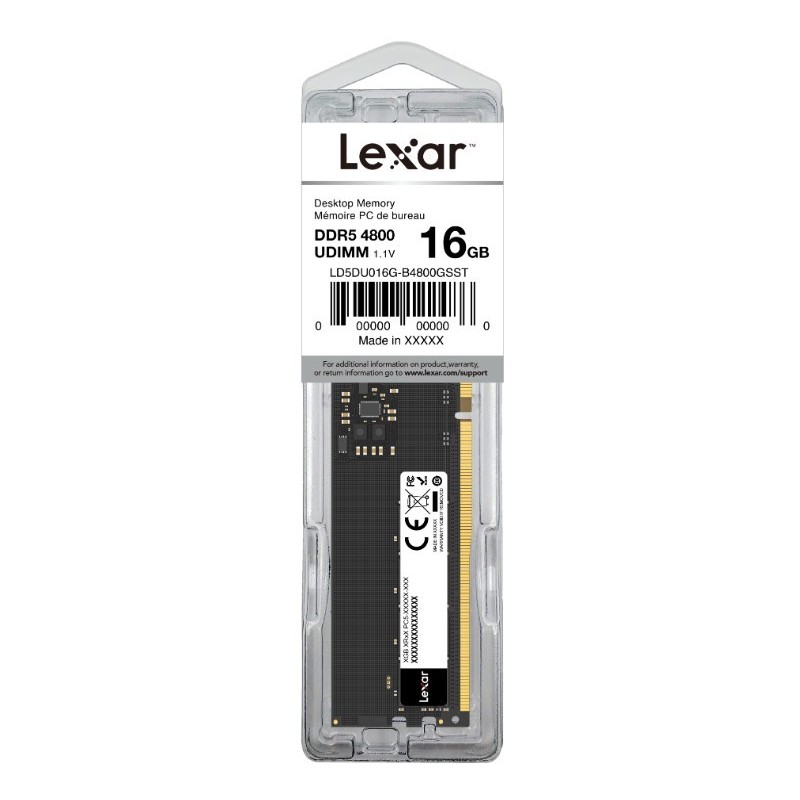 Pamięć do PC DDR5 16GB(1*16GB)/4800 CL40 | PartsPC.pl