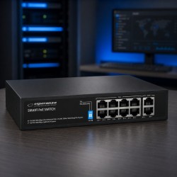 Switch 10-portowy POE 10/100/1000 120W MATRIX ENS108