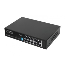 Switch 10-portowy POE 10/100/1000 120W MATRIX ENS108