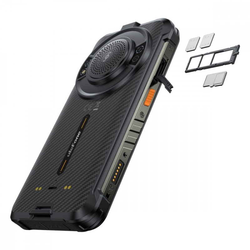 Smartfon RugKing 4G 8/128GB IP69K czarny | PartsPC.pl