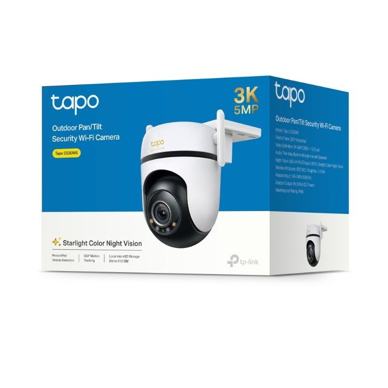 Kamera Outdoor Pan/TiltSecurity Wi-Fi Tapo C530WS 3K 5MP (28… | PartsPC.pl