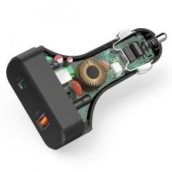 Ładowarka samochodowa USB-C do laptopa 65W | PartsPC.pl