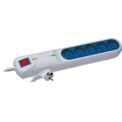 Listwa zasilająca Lestar LF 2005 G-A K.: SZ 3m szara | PartsPC.pl
