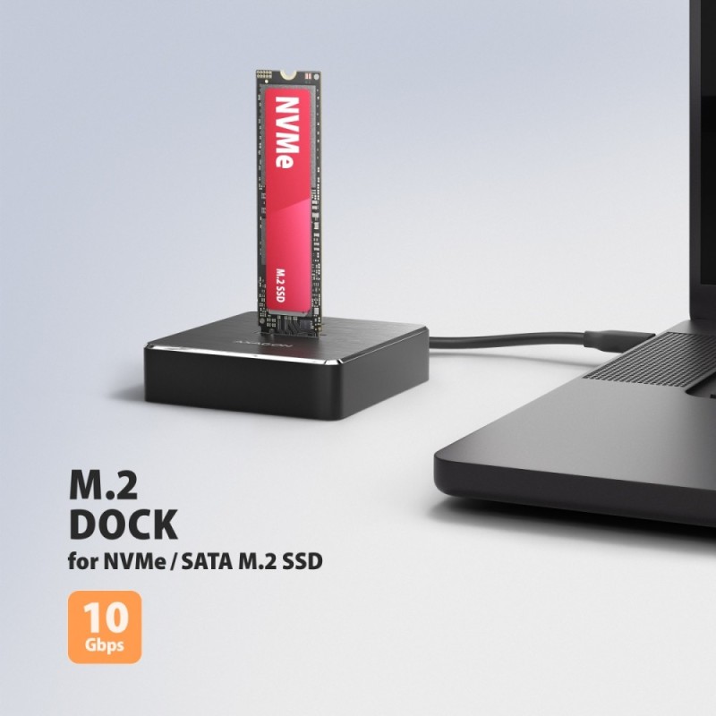 ADSA-M2C11 Stacja dokująca USB-C 3.2 Gen 2 ALU - 1 x NVMe /S… | PartsPC.pl