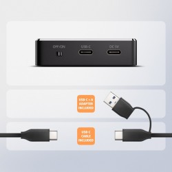 ADSA-M2C11 Stacja dokująca USB-C 3.2 Gen 2 ALU - 1 x NVMe /S… | PartsPC.pl
