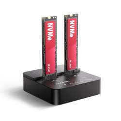 ADSA-M2C22L Stacja dokująca USB-C 3.2 Gen2x2 - 2 x NVMe M.2 … | PartsPC.pl