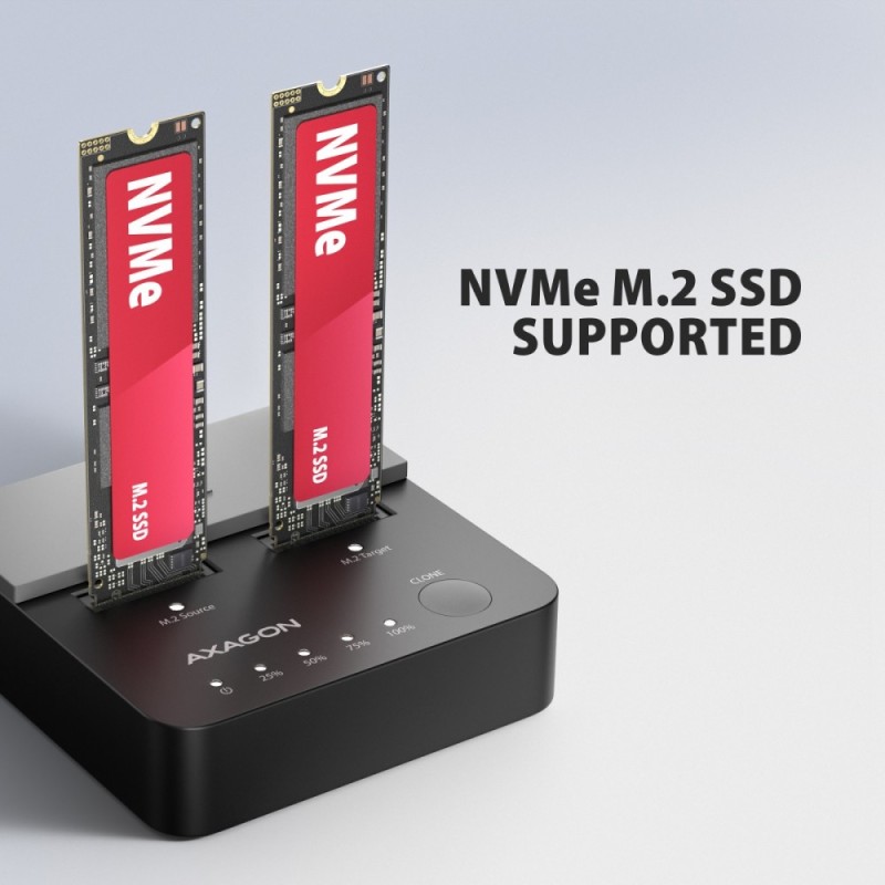 ADSA-M2C22L Stacja dokująca USB-C 3.2 Gen2x2 - 2 x NVMe M.2 … | PartsPC.pl