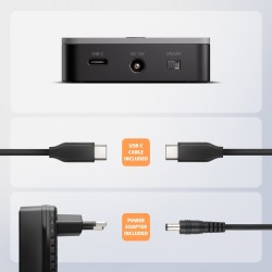 ADSA-M2C22L Stacja dokująca USB-C 3.2 Gen2x2 - 2 x NVMe M.2 … | PartsPC.pl
