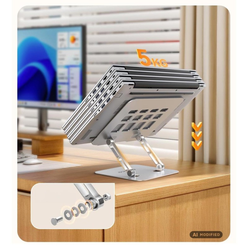 Orico Podstawka pod laptopa 17'', regulowana, aluminiowa | PartsPC.pl