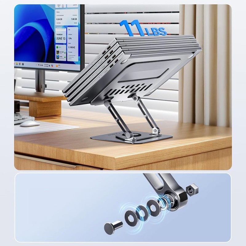 Orico Podstawka pod laptopa 17'', regulowana, obrotowa 360°,… | PartsPC.pl