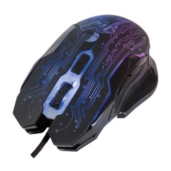 LogiLink Mysz USB dla graczy, 2400 DPI, czarna | PartsPC.pl