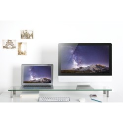 Stolik do monitora szklany blat, 1000mm | PartsPC.pl