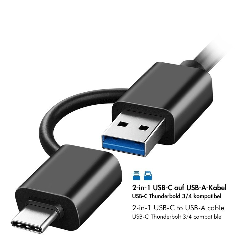 Stacja dokująca USB-C do HDD/SDD 2.5/3.5' | PartsPC.pl
