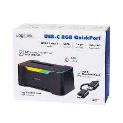Stacja dokująca USB-C do HDD/SDD 2.5/3.5' | PartsPC.pl