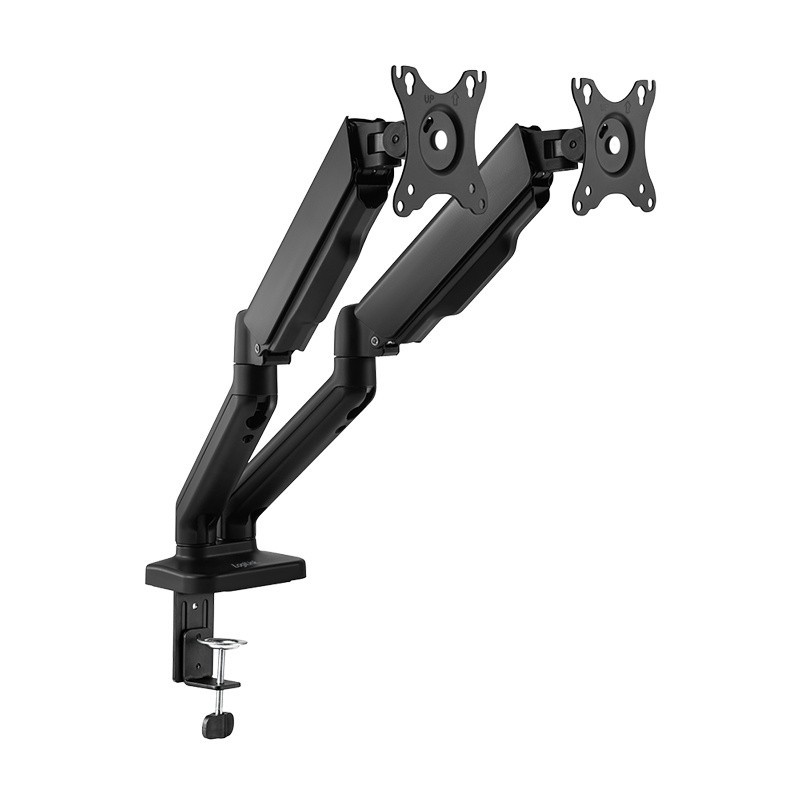 Uchwyt na 2 monitory, 17-32 cali, max 9kg na ramie | PartsPC.pl