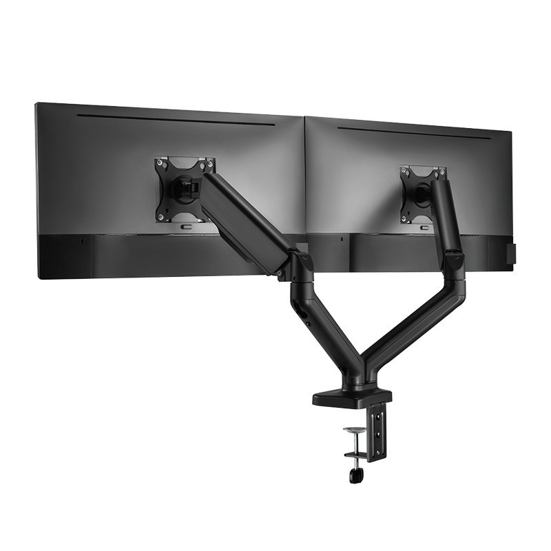 Uchwyt na 2 monitory, 17-32 cali, max 9kg na ramie | PartsPC.pl