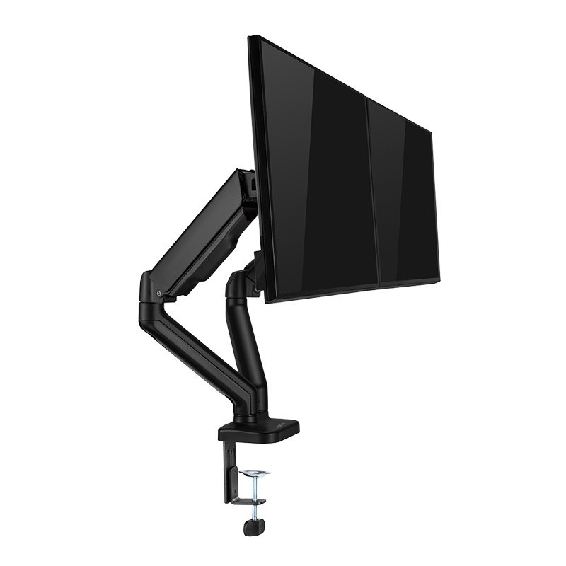 Uchwyt na 2 monitory, 17-32 cali, max 9kg na ramie | PartsPC.pl