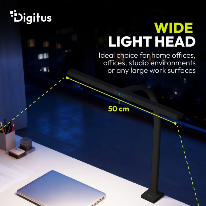 Lampa biurkowa LED, 50 cm, 1025 lm, 7 W, temp. barw 3000K-65… | PartsPC.pl