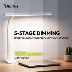 Lampa biurkowa LED, 50 cm, 1025 lm, 7 W, temp. barw 3000K-65… | PartsPC.pl