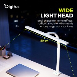 Lampa biurkowa LED, 50 cm, 1025 lm, 7 W, temp. barw 3000K-65… | PartsPC.pl