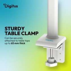 Lampa biurkowa LED, 50 cm, 1025 lm, 7 W, temp. barw 3000K-65… | PartsPC.pl